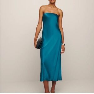 Reformation Joana Silk Dress 💚